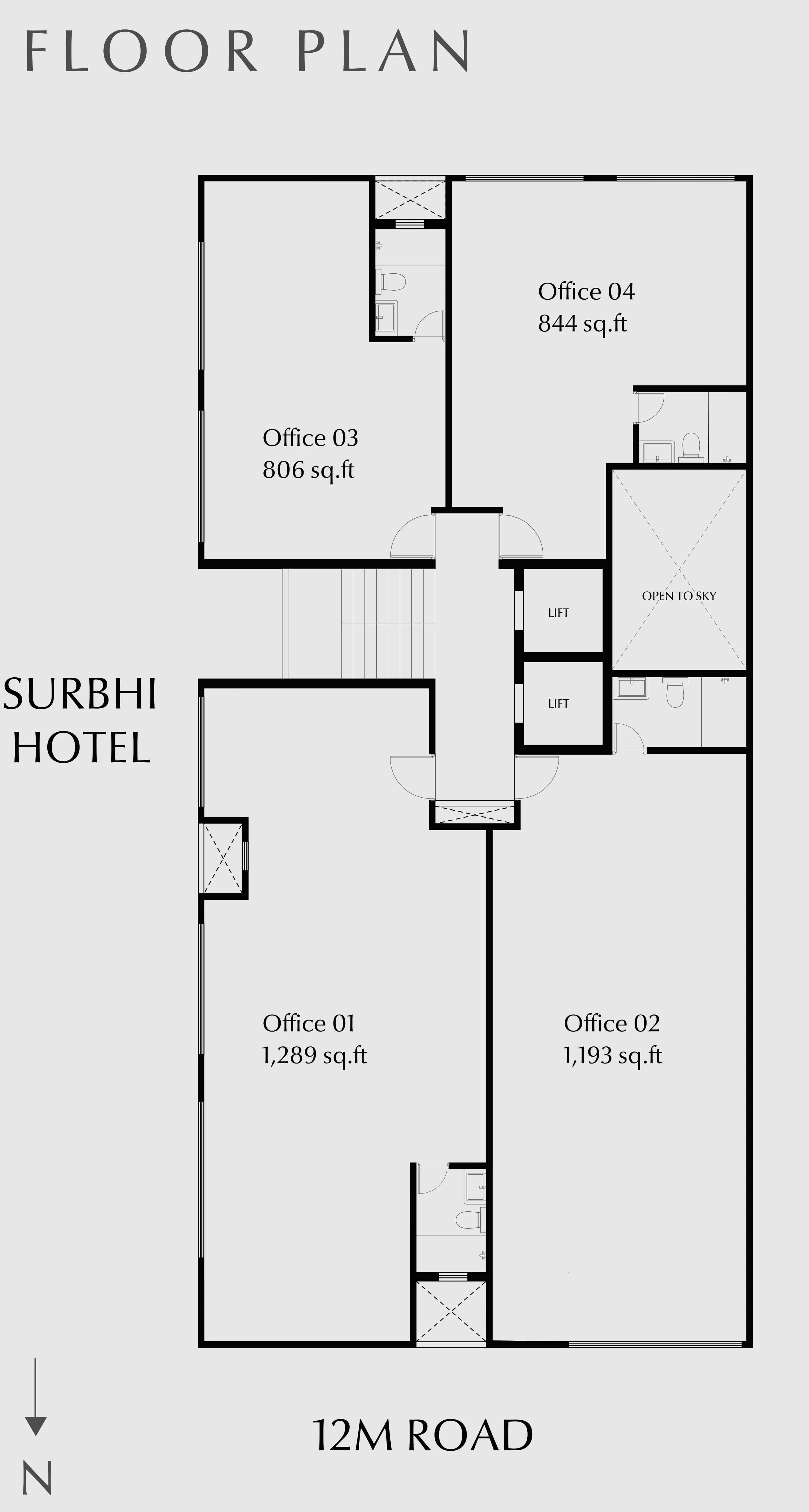 The Opus 1 Master Floor Plan Schematic