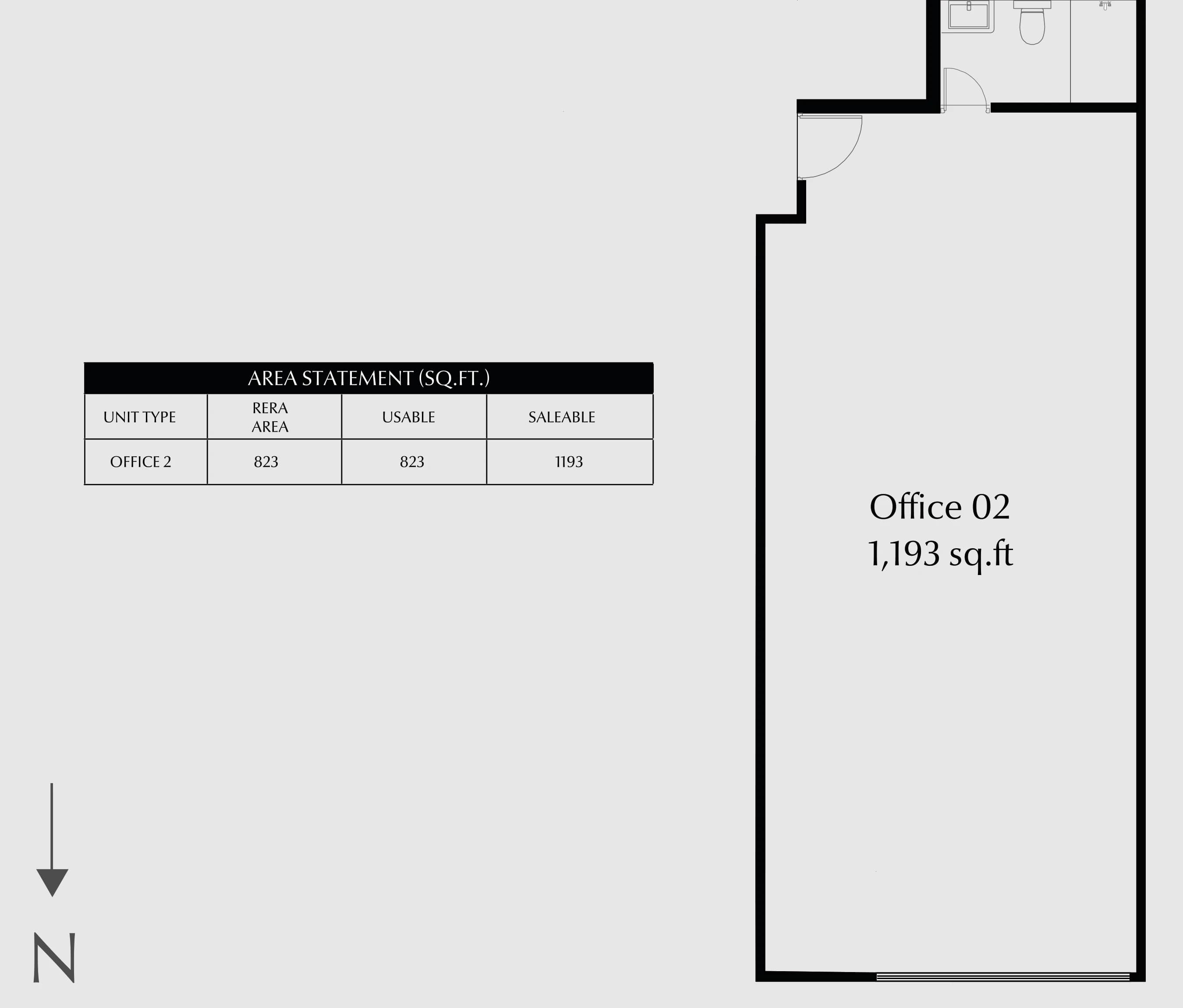 Office 02 floor plan drawing
