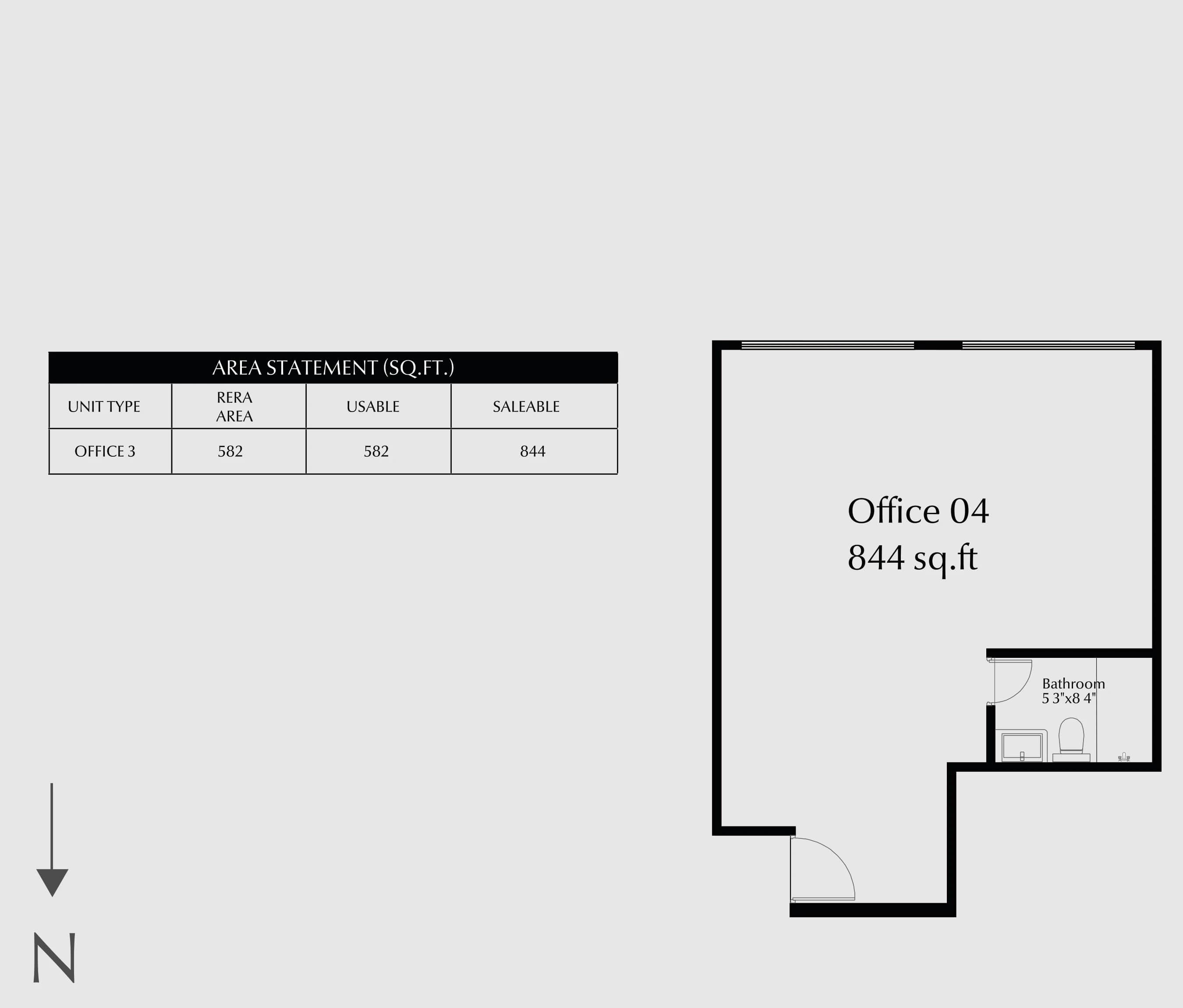Office 04 floor plan drawing