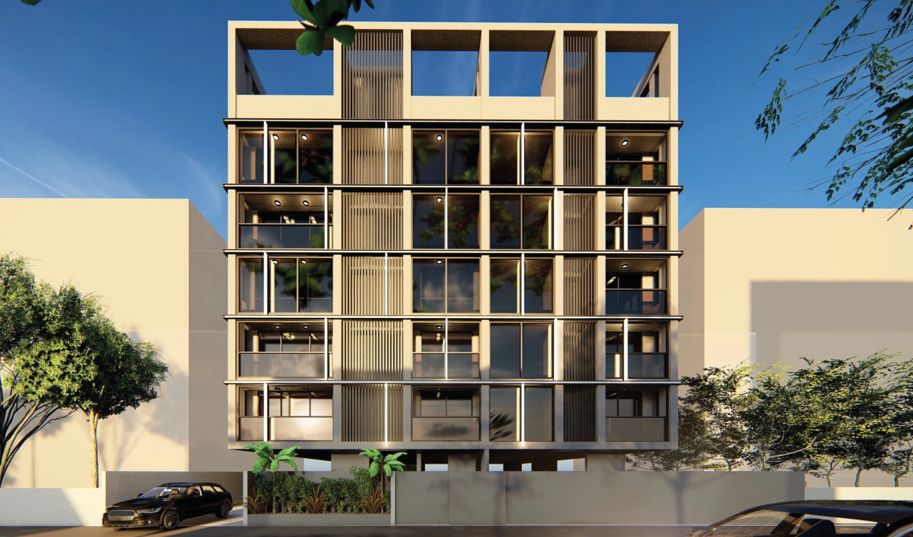 The Opus 1 Commercial Architectural Elevation in Shivajinagar Pune